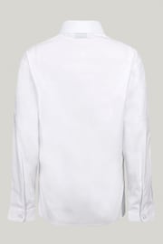 Trutex White Regular Fit Long Sleeve 3 Pack School Shirts - Image 7 of 7