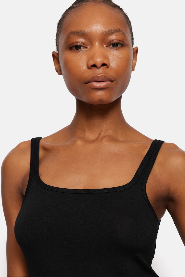 Jigsaw Black Square Neck Layering Tank - Image 2 of 7