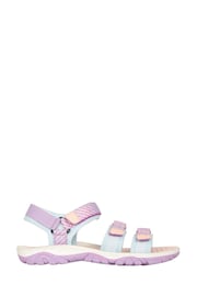 Mountain Warehouse Purple Kids 3-Strap Sandals - Image 2 of 8