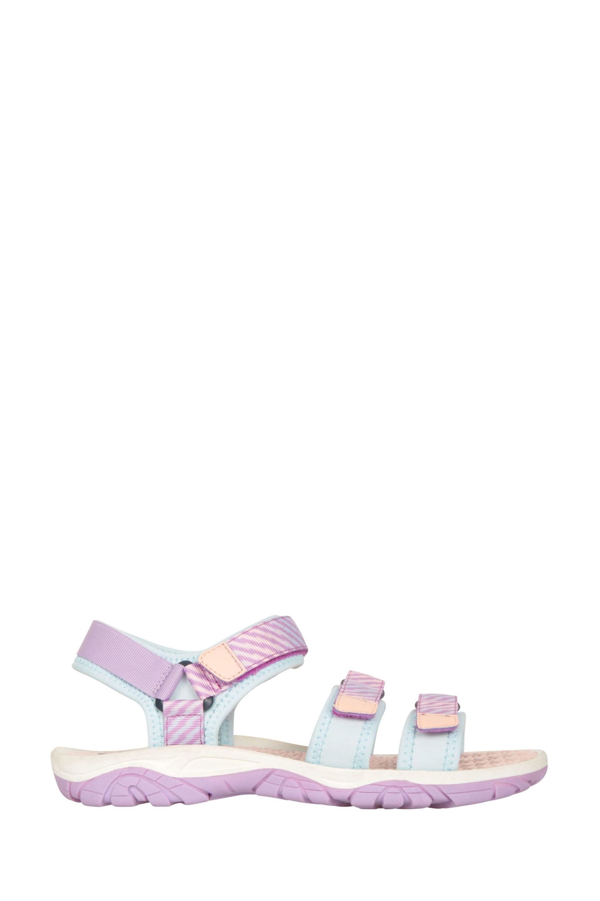Mountain Warehouse Purple Kids 3-Strap Sandals - Image 2 of 8