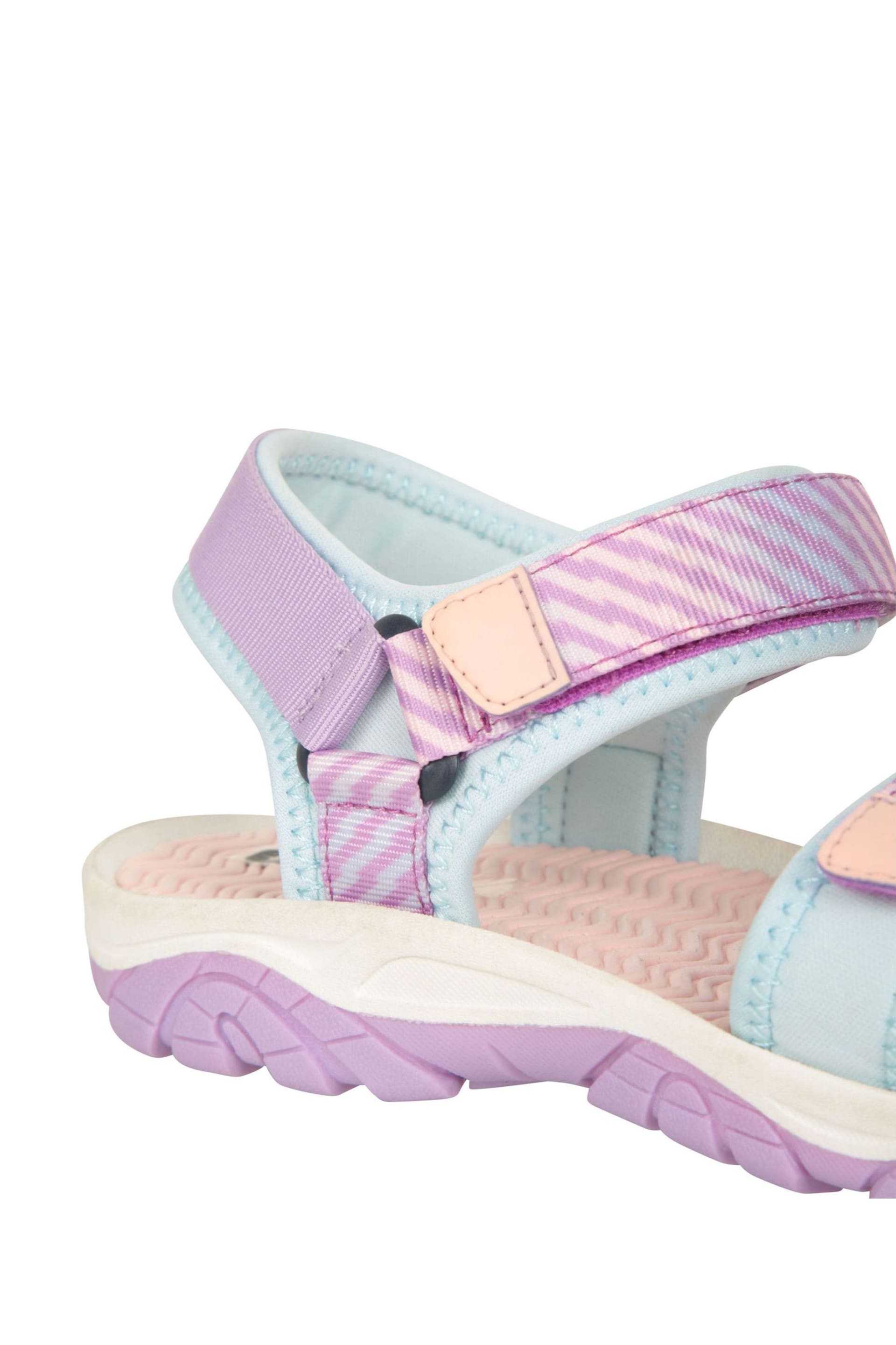 Mountain Warehouse Purple Kids 3-Strap Sandals - Image 7 of 8