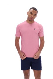 Fila Pink Sunny 2 Essential T-Shirt With Narrow Collar Rib - Image 2 of 4