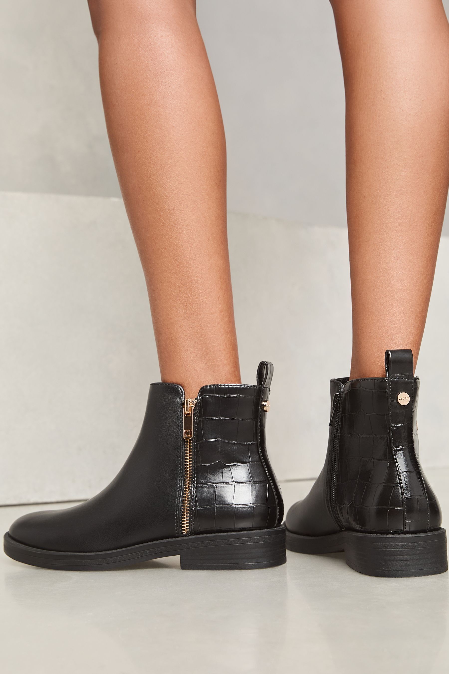 Lipsy flat ankle boots deals