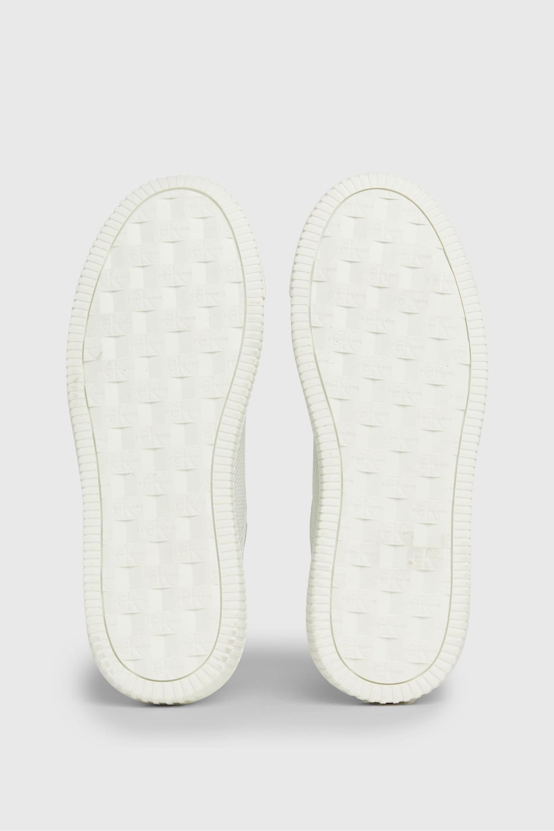 Calvin Klein White Chunky Cupsole Sneakers - Image 5 of 7