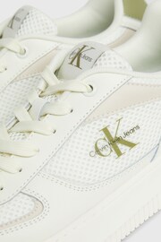 Calvin Klein White Chunky Cupsole Sneakers - Image 7 of 7