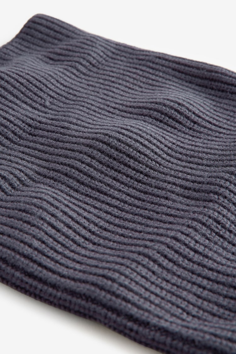 Navy Blue Knitted Snood (1-16yrs) - Image 2 of 2