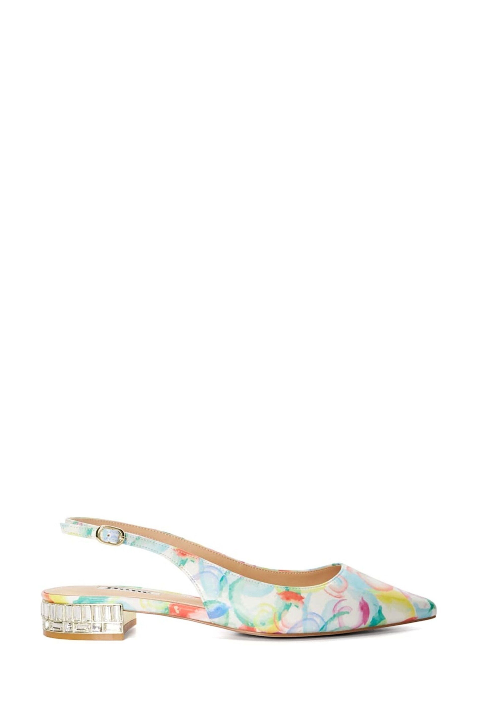 Dune London Multi Printed Hillie Slingbacks - Image 5 of 6