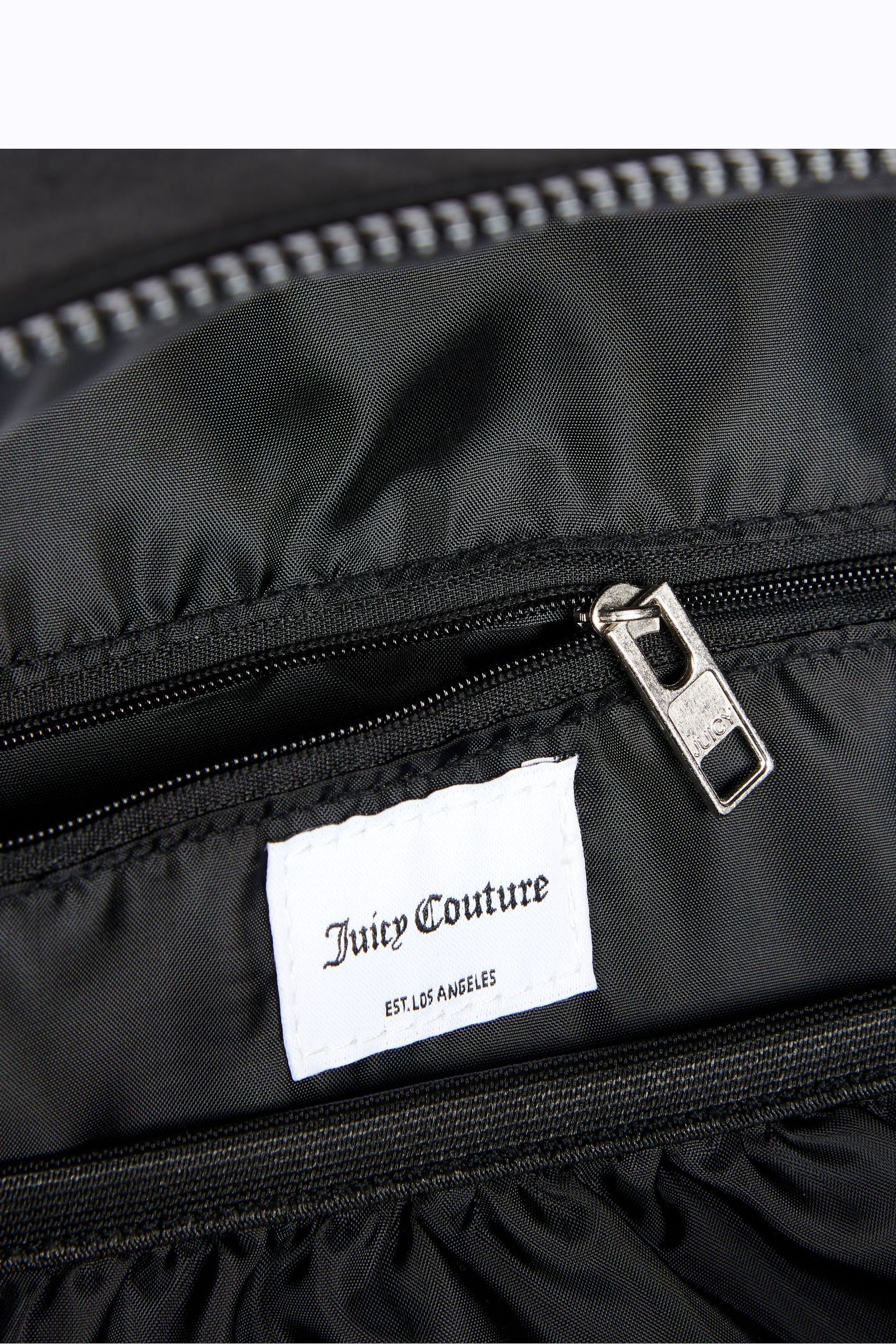 Buy Juicy Couture Black Girls Quilted Velour Backpack from Next USA