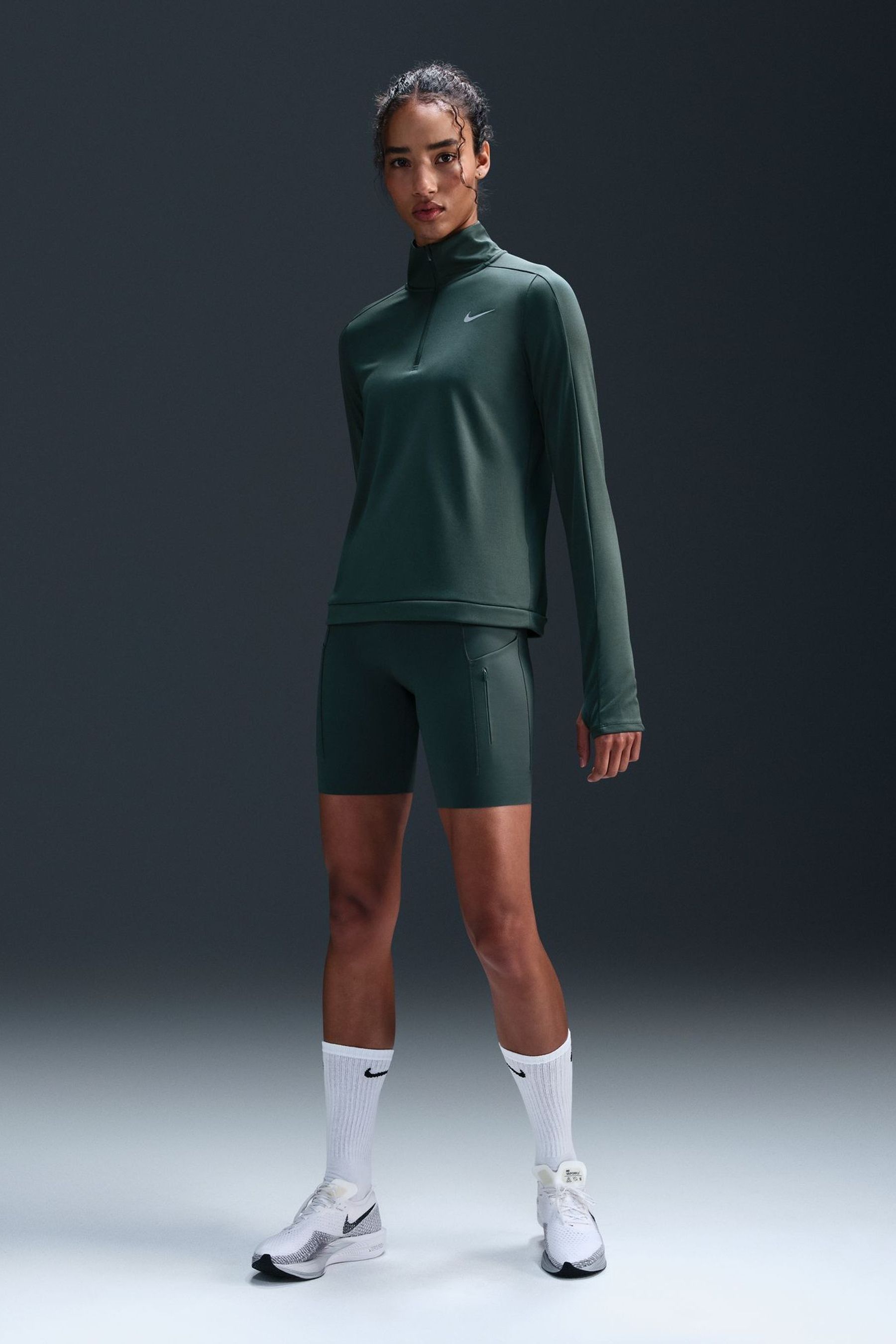 Nike womens pacer half zip sales