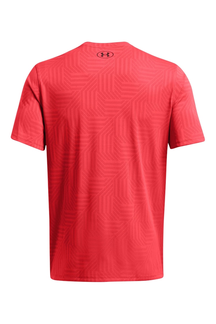 Under Armour Red Red Tech Vent Geotessa T-Shirt - Image 4 of 4