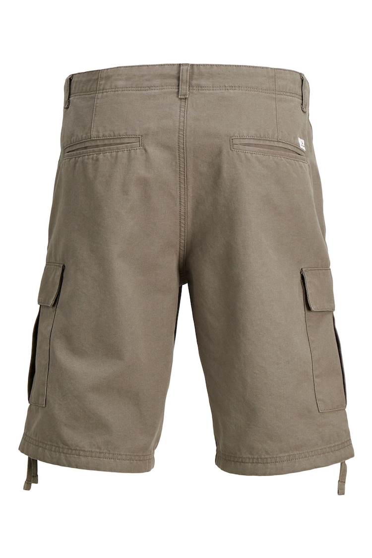 JACK & JONES Grey Cargo Shorts - Image 7 of 7