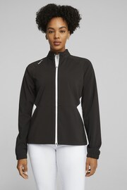 Puma Black Monterey Womens Golf Windbreaker Jacket - Image 1 of 6