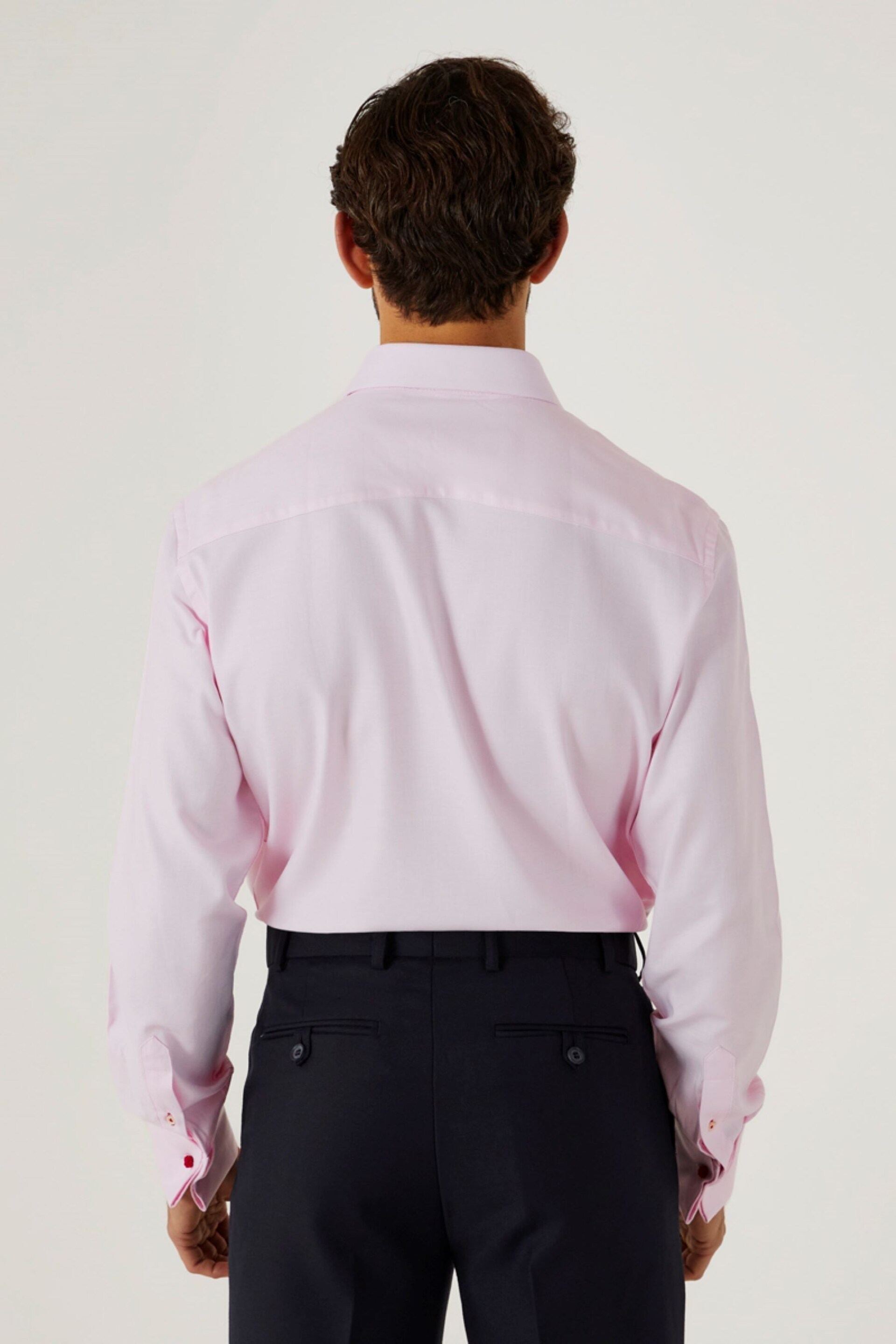 Skopes Tailored Fit Double Cuff Dobby Shirt - Image 5 of 8