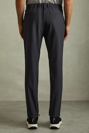 Reiss Navy Split Technical Drawstring Trousers - Image 4 of 5