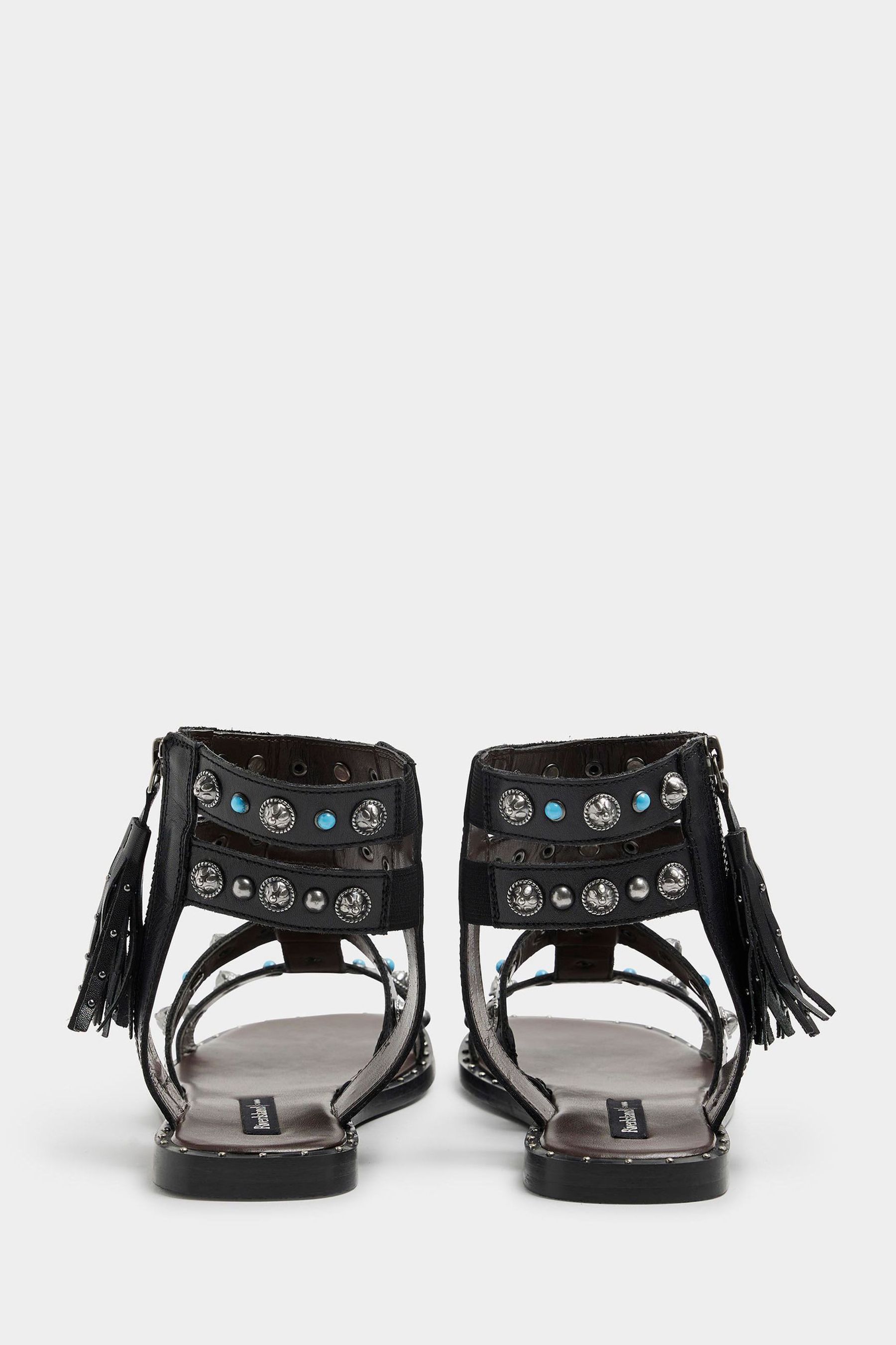 Buy River Island Black Studded Gladiator Sandals from the Next UK online shop