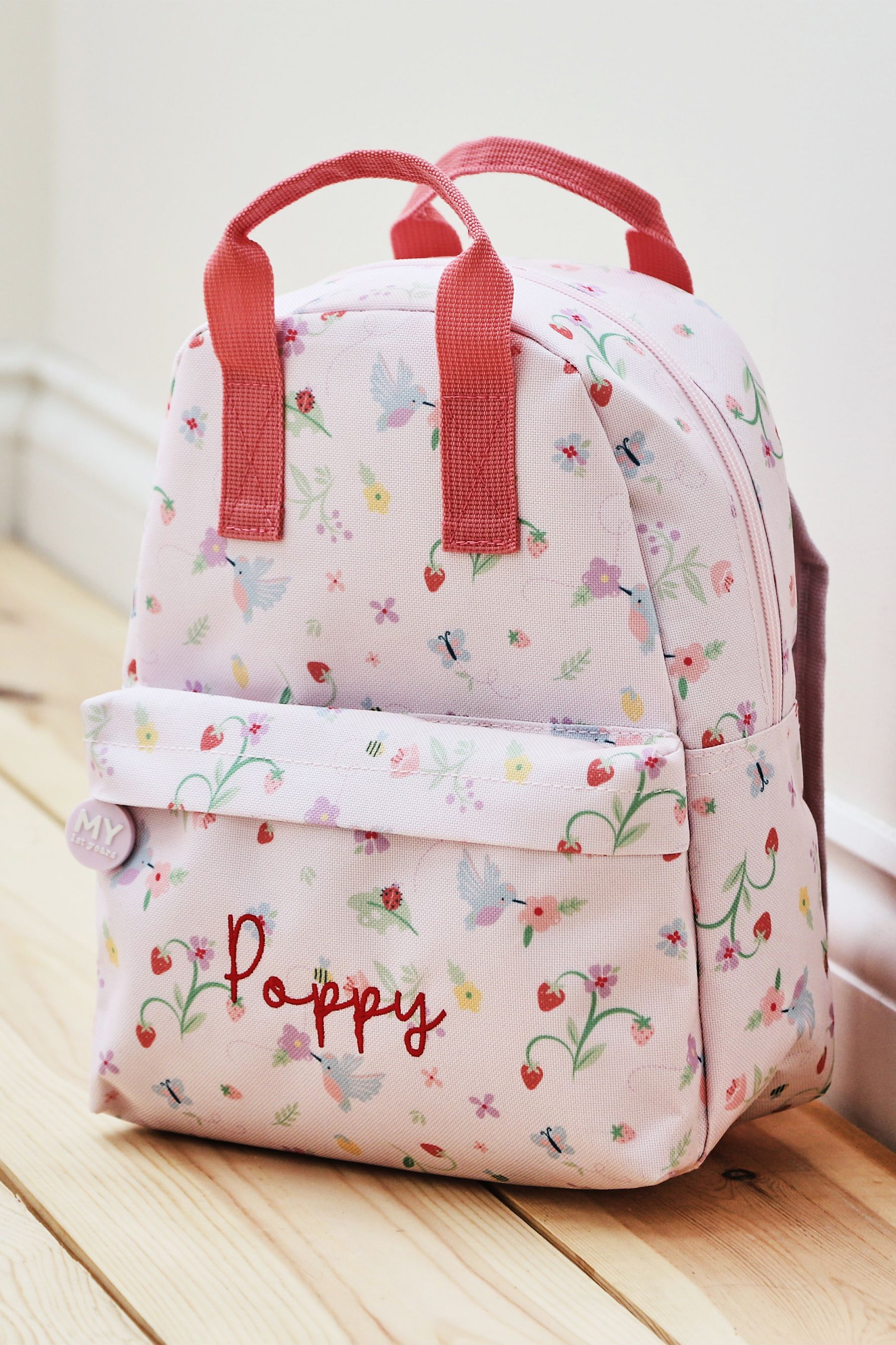 Buy Personalised Grab Handle Fruit Print Mini Backpack by My 1st Years from the Next UK online shop