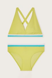 Monsoon Green Colourblock Bikini Set - Image 1 of 3