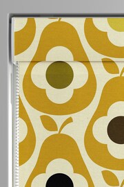 Orla Kiely Yellow Multi Pear Made to Measure 100% Cotton Roman Blind - Image 3 of 6