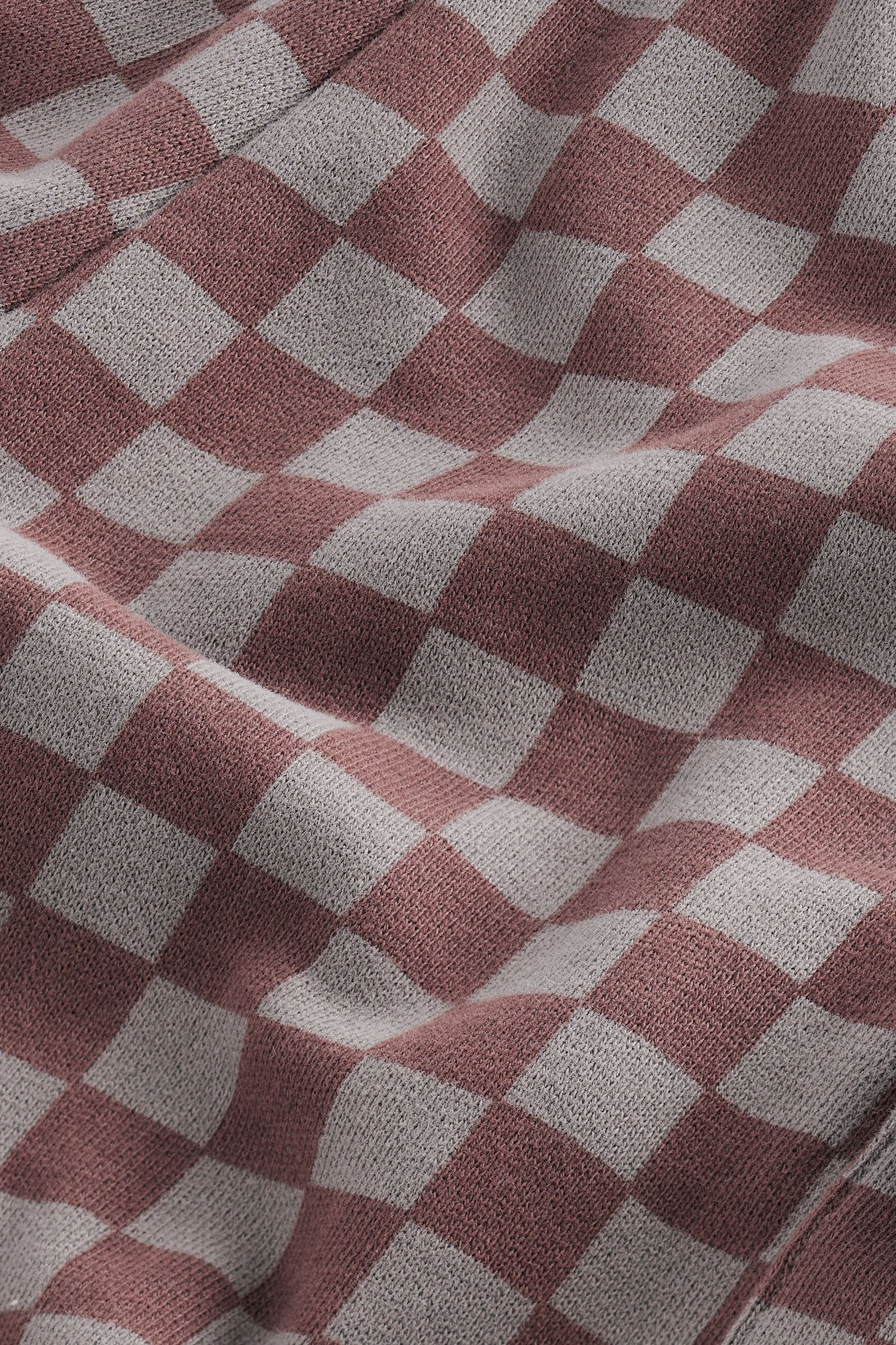 Buy Grey Checkerboard 100 Cotton Joggers Set 3mths 7yrs from Next United Arab Emirates