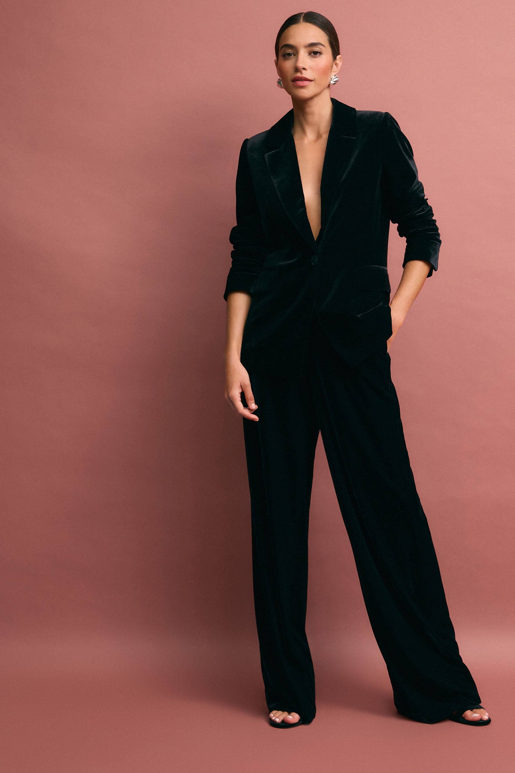 Next womens velvet trousers 2025