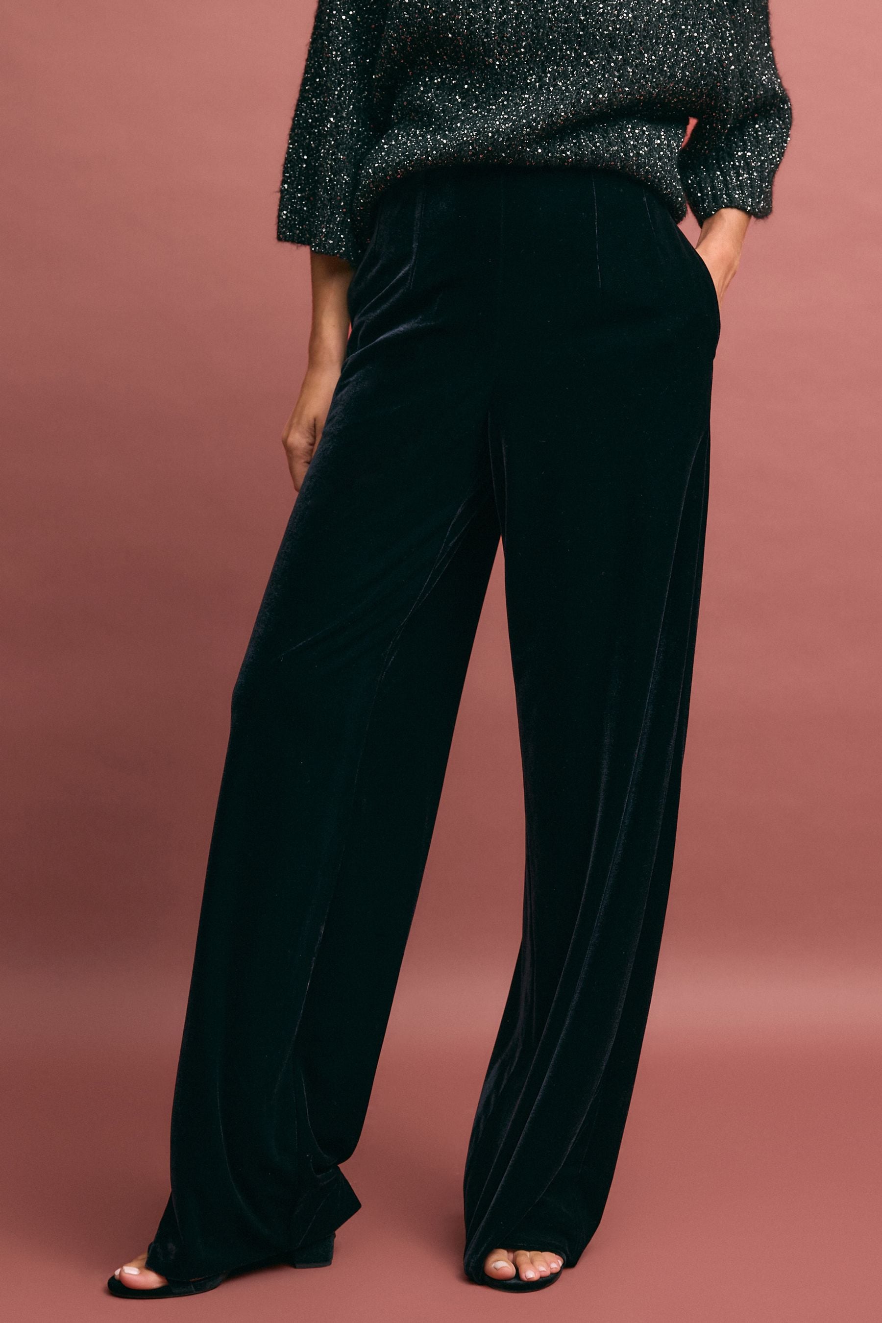 Velvet trouser suit womens uk cheap