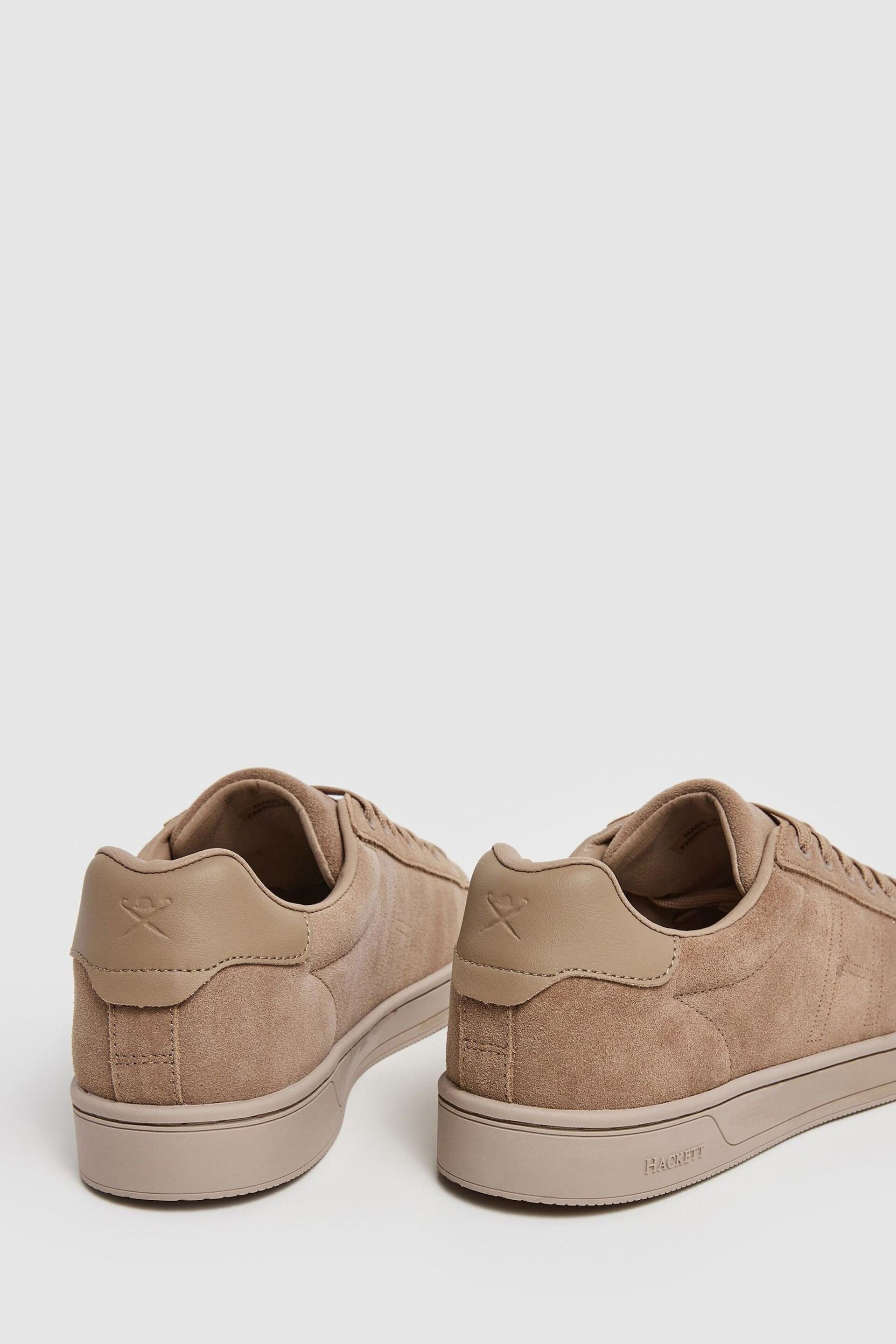 Hackett London Men Sportive Brown Sneakers - Image 5 of 6