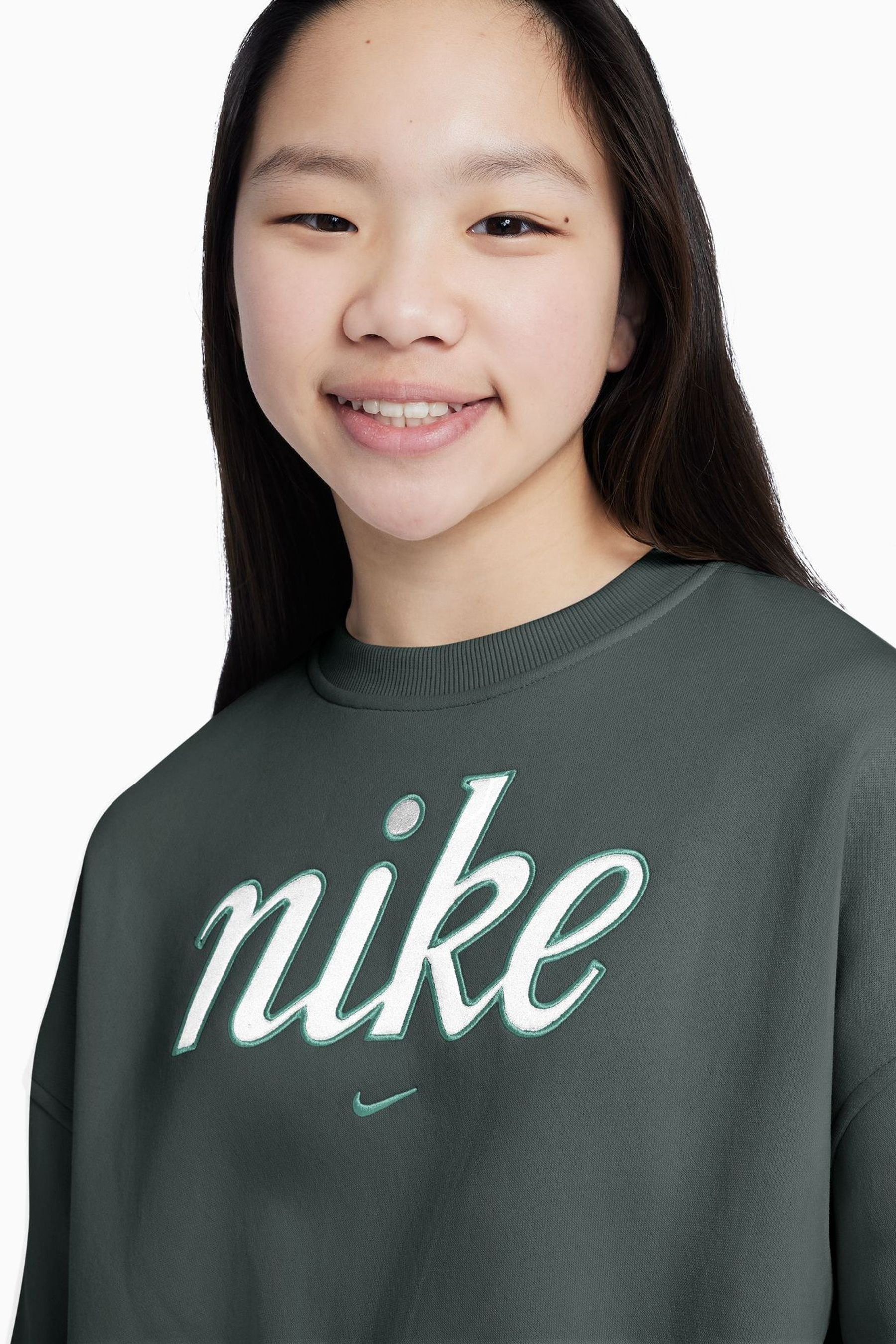 Green nike vintage sweatshirt store