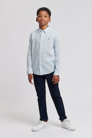 U.S. Polo Assn. Boys Linen Blend Shirt - Image 2 of 7