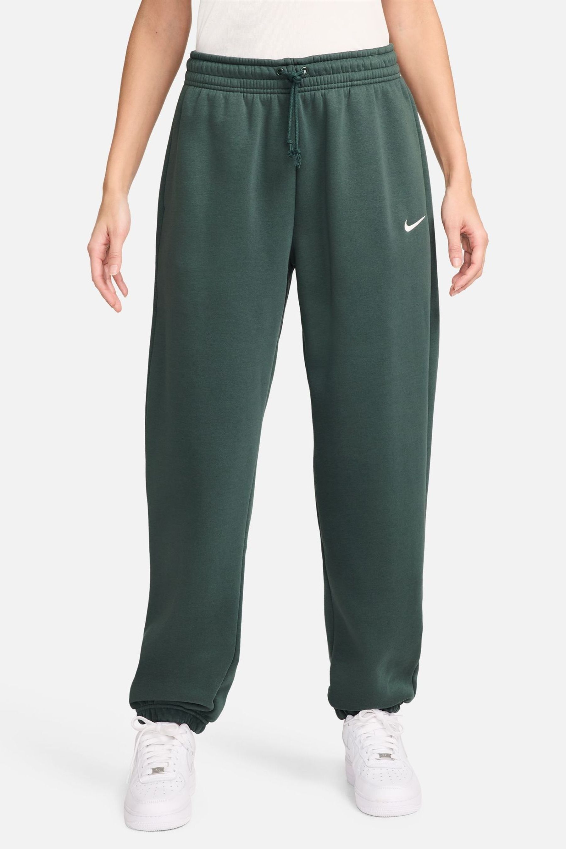 Buy Nike Dark Green Phoenix Fleece HighWaisted Oversized Joggers from Next Luxembourg