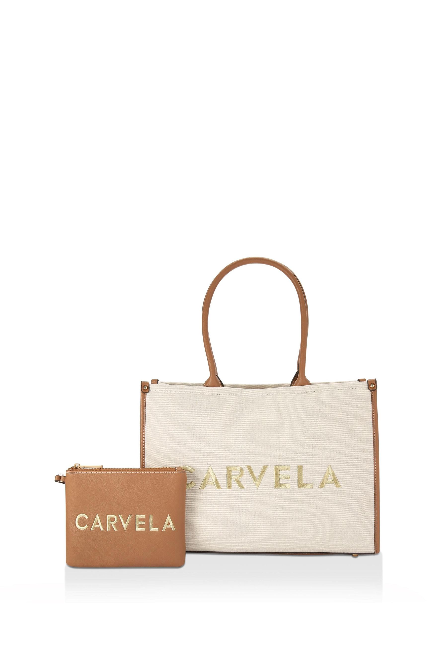 Buy Carvela Cream Sorrento Chuck In Tote Bag from Next Luxembourg