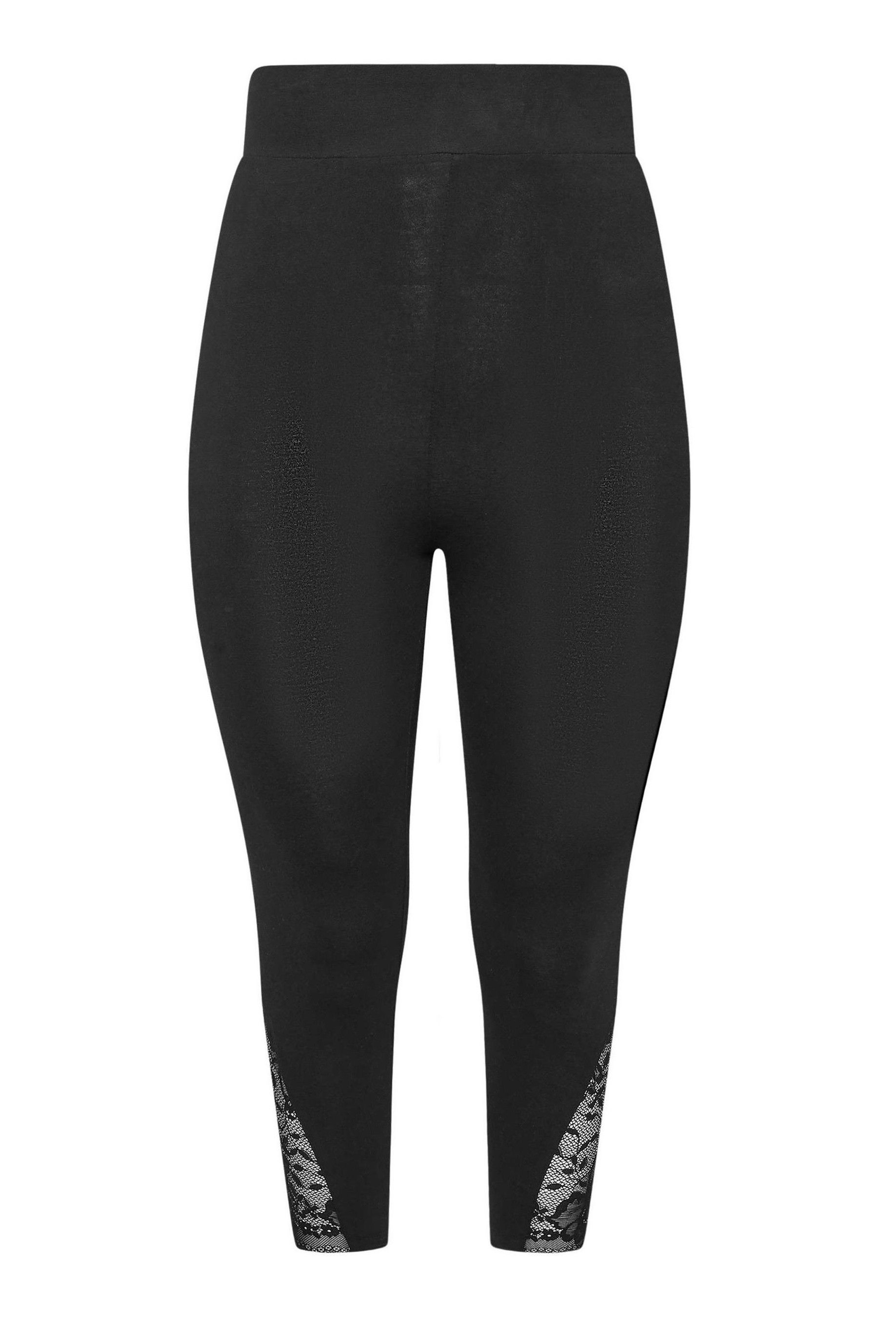 Lace cropped leggings deals