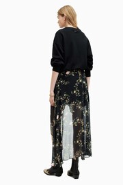 AllSaints Black Slvina Oto Skirt - Image 3 of 6