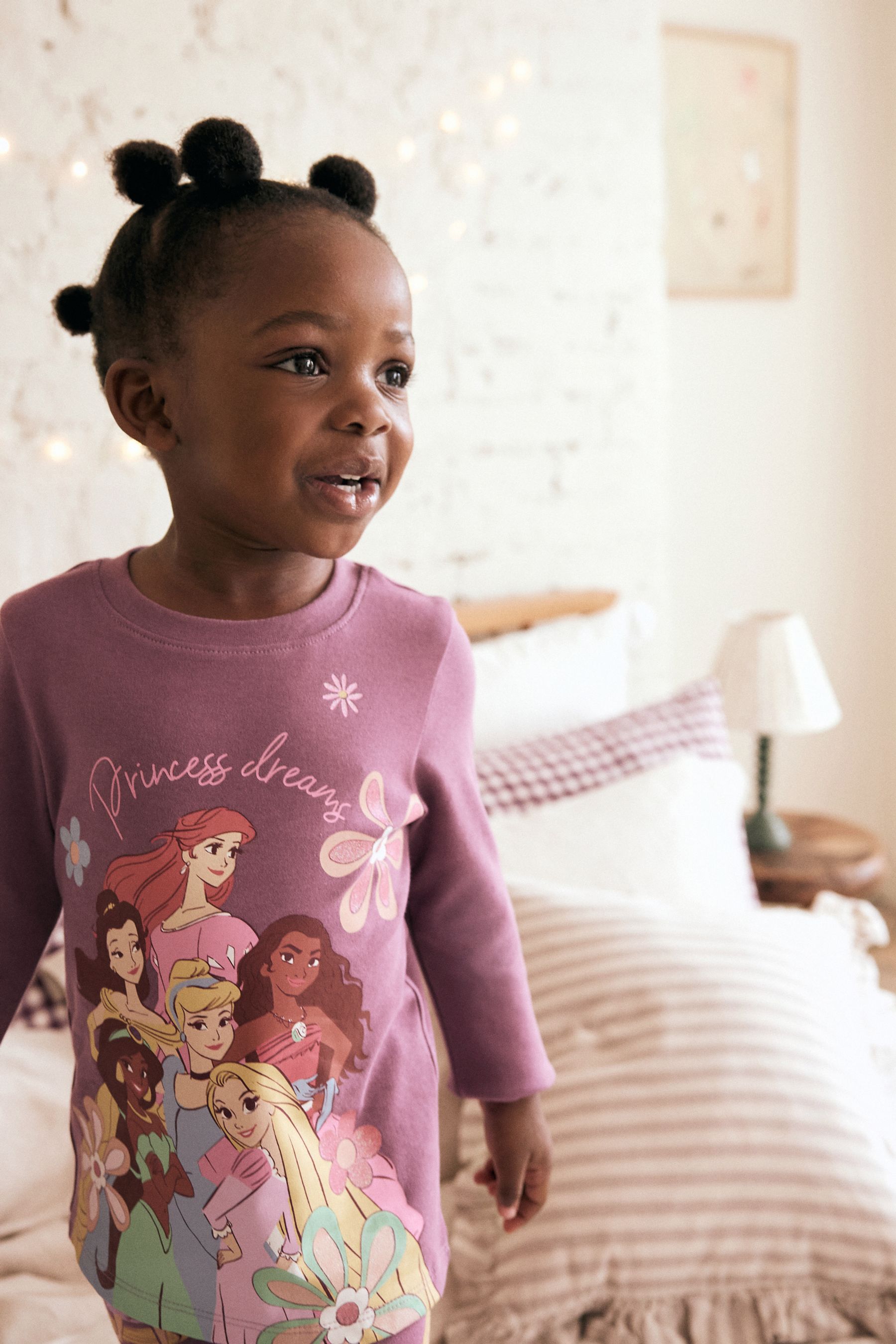 Buy Purple License Disney Princess Snuggle 100 Cotton Pyjamas 9mths 10yrs from the Next UK online shop