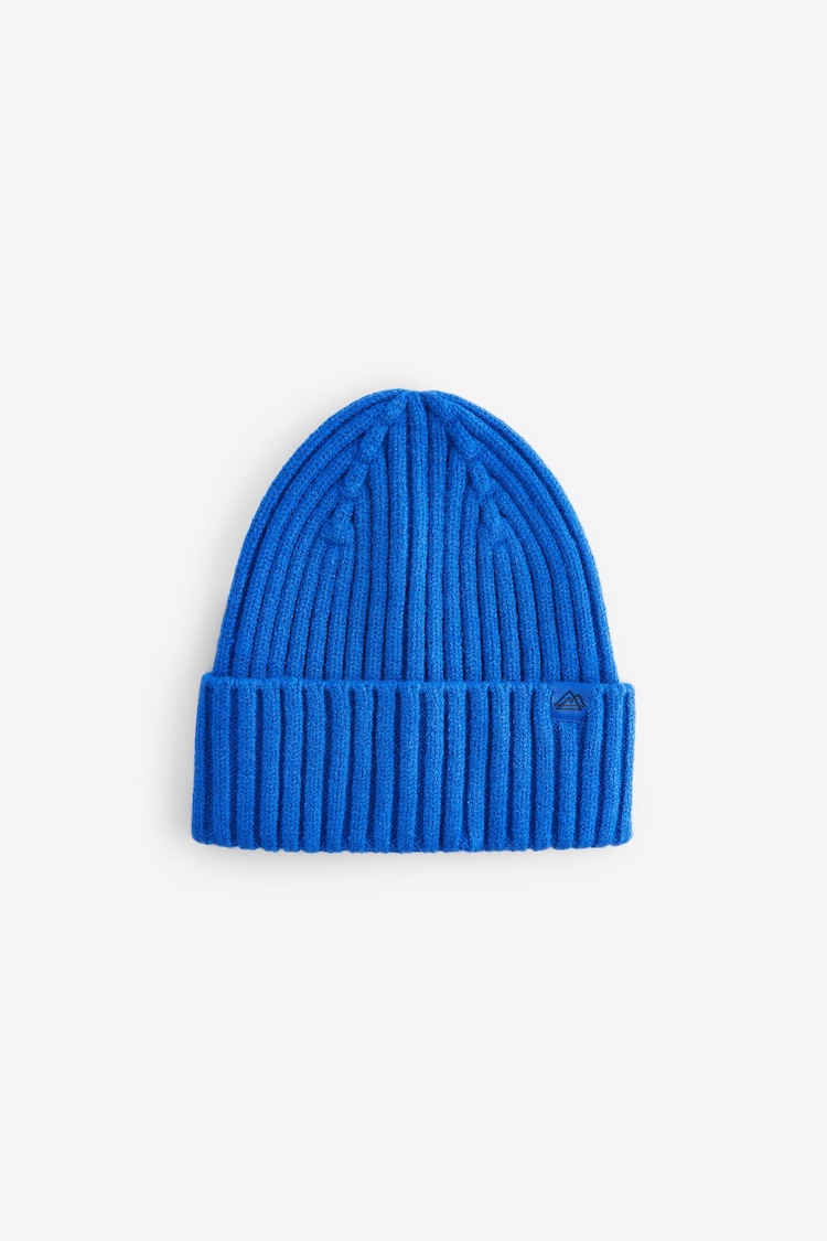 Cobalt Blue Knitted Beanie Hat (1-16yrs) - Image 1 of 2