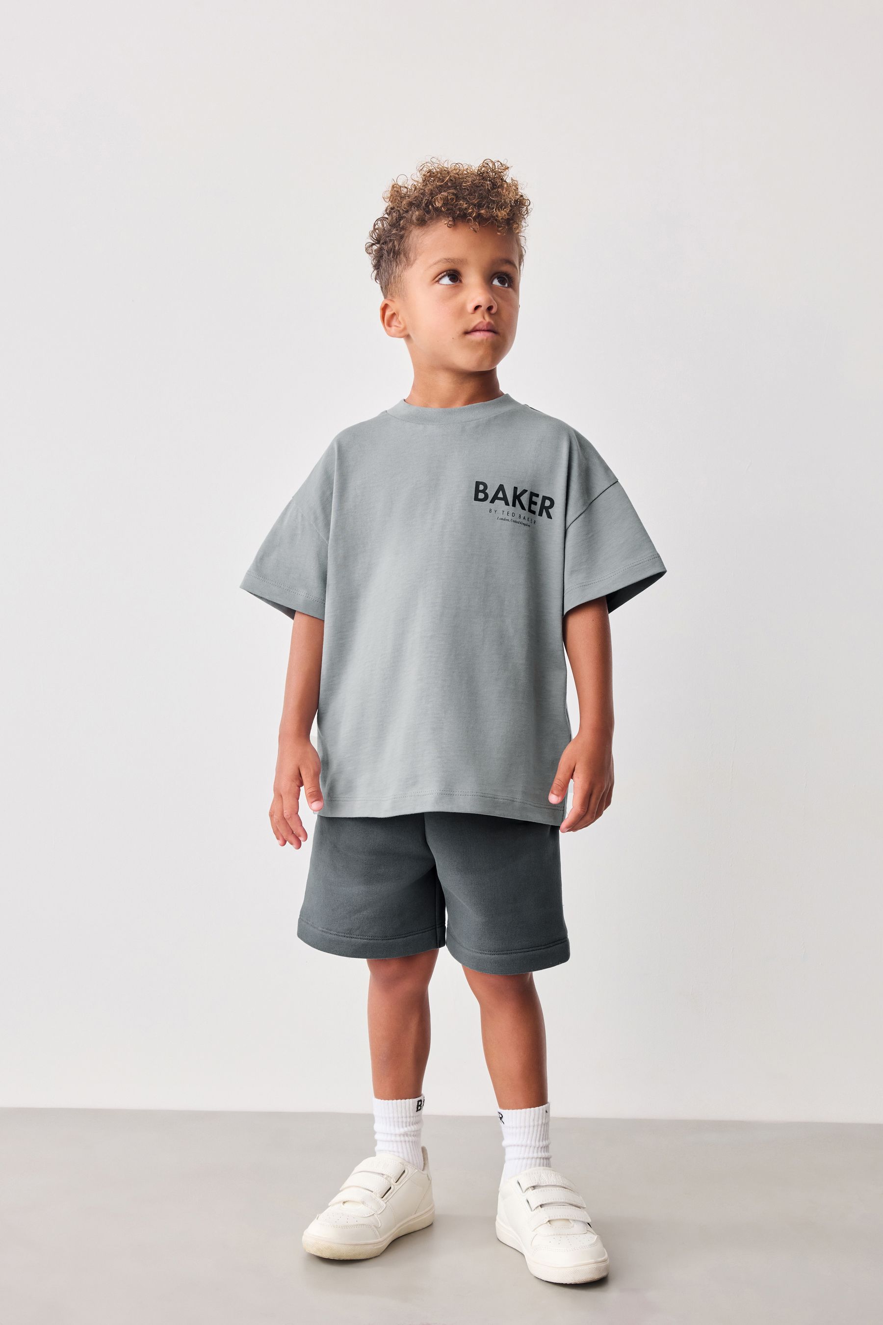 Buy Baker by Ted Baker Oversized 100 Cotton T Shirt and Sweat Shorts Set from Next Qatar