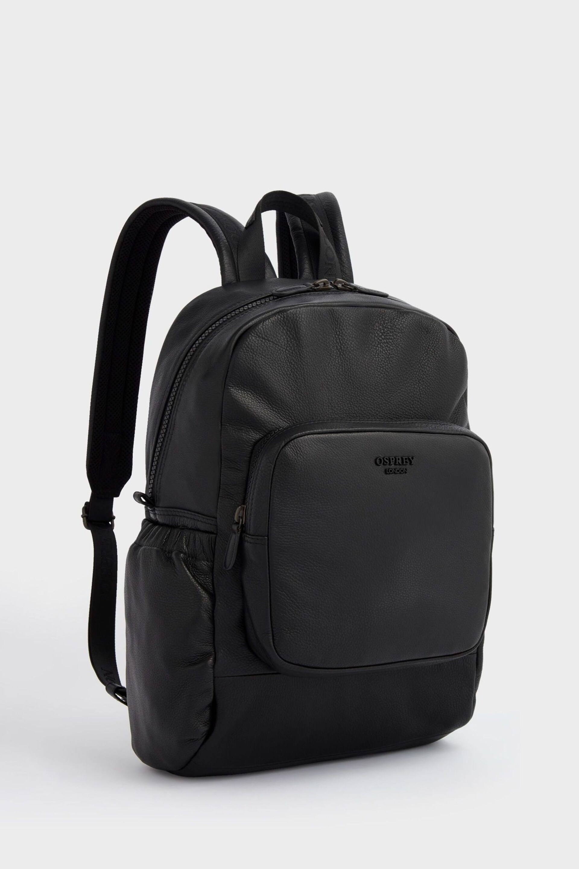 Osprey London The Onyx Leather Black Backpack - Image 2 of 4