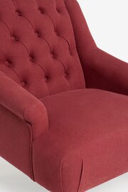 Laura Ashley Launton Rosewood Red Ropsley Accent Chair - Image 7 of 7