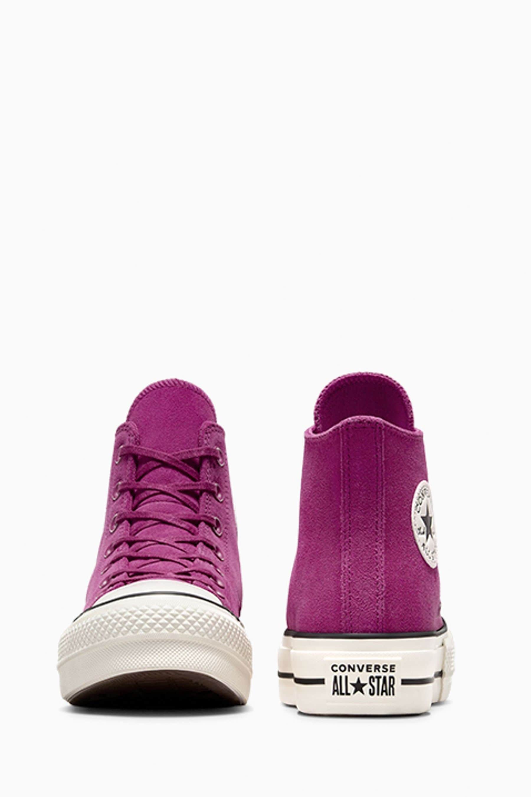 Converse purple suede clearance