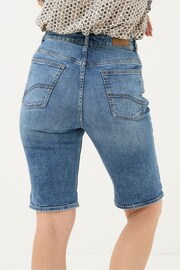 FatFace Blue Bisley Denim Bermuda Shorts - Image 2 of 4