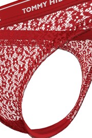 Tommy Hilfiger Red Lace Thongs 3 Pack - Image 2 of 5