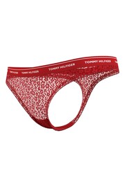 Tommy Hilfiger Red Lace Thongs 3 Pack - Image 3 of 5