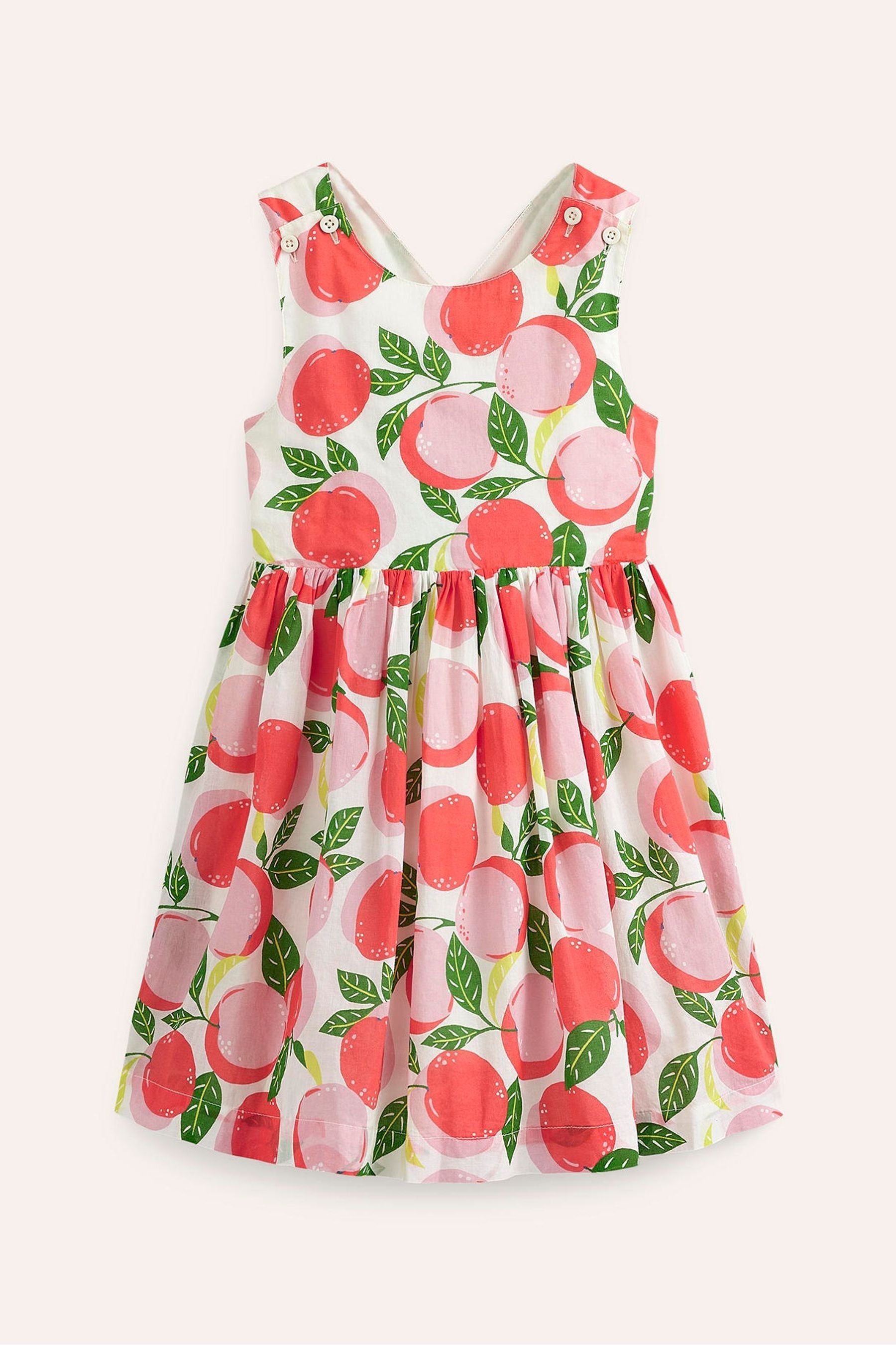 Buy Boden Orange 100 Cotton Peach Cross Back Dress from Next Luxembourg
