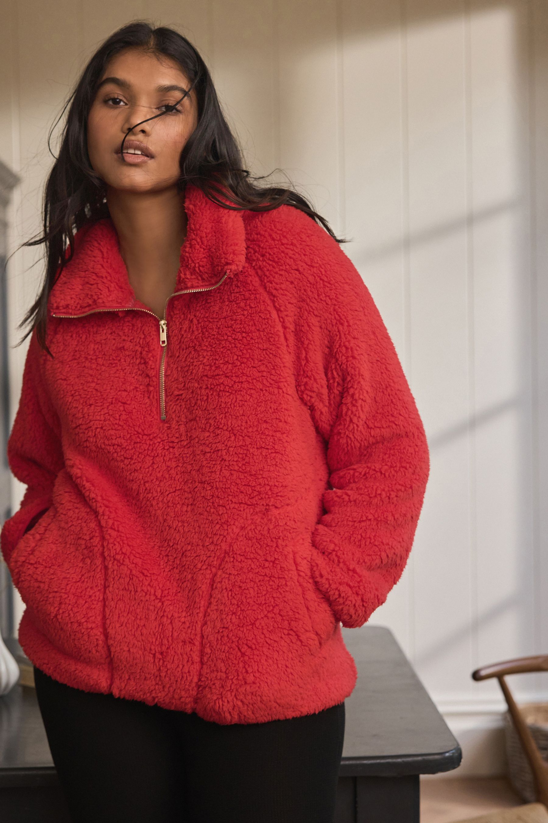 Red half jacket new arrivals