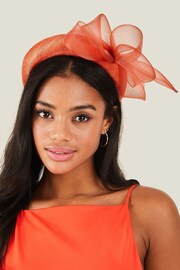 Accessorize Orange Beatrice Occasion Headband - Image 4 of 4