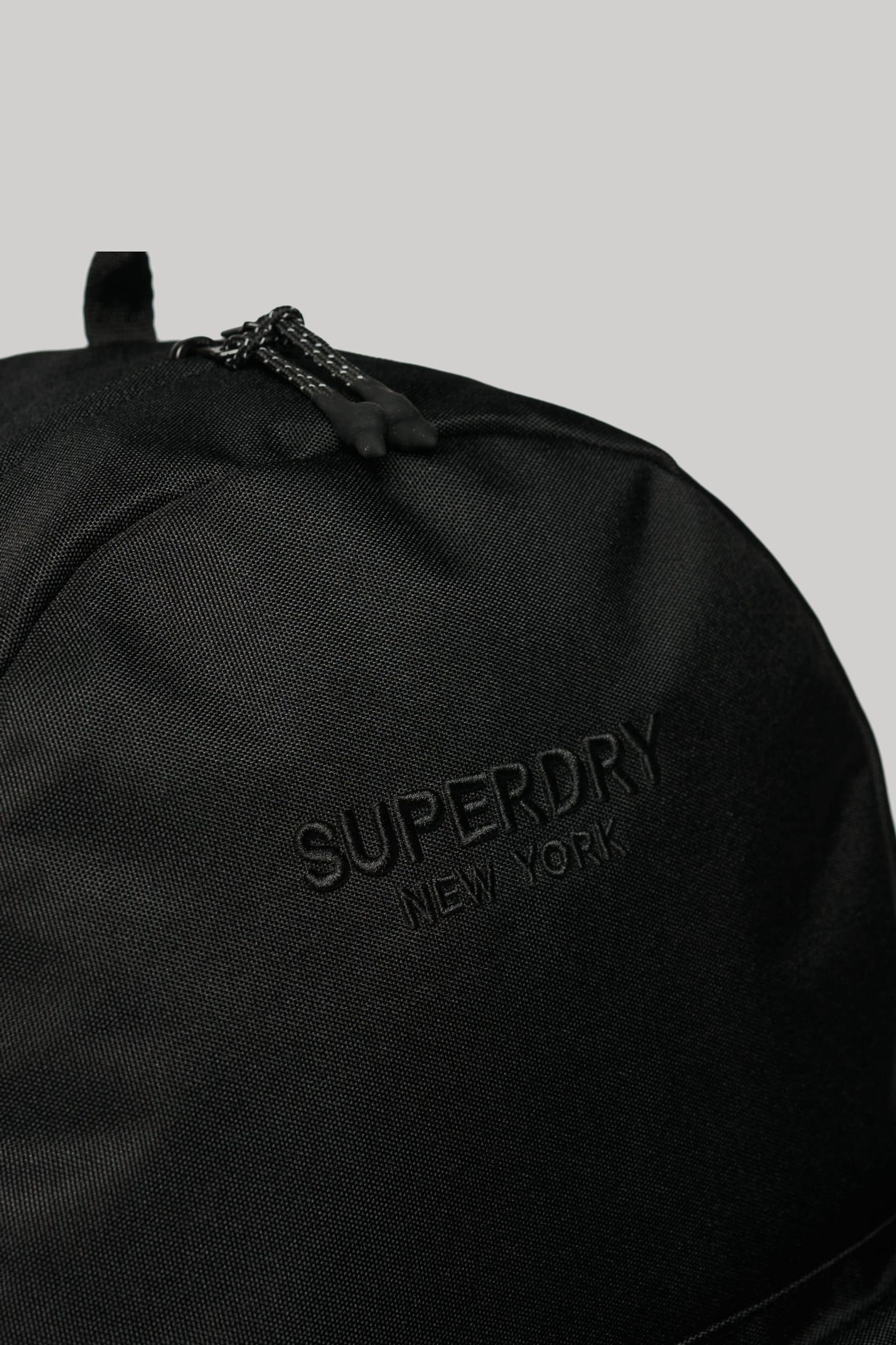 SUPERDRY Black SUPERDRY Luxury Sport Montana Backpack - Image 5 of 5