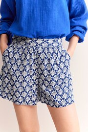 Boden Blue Crinkle Shorts - Image 4 of 5