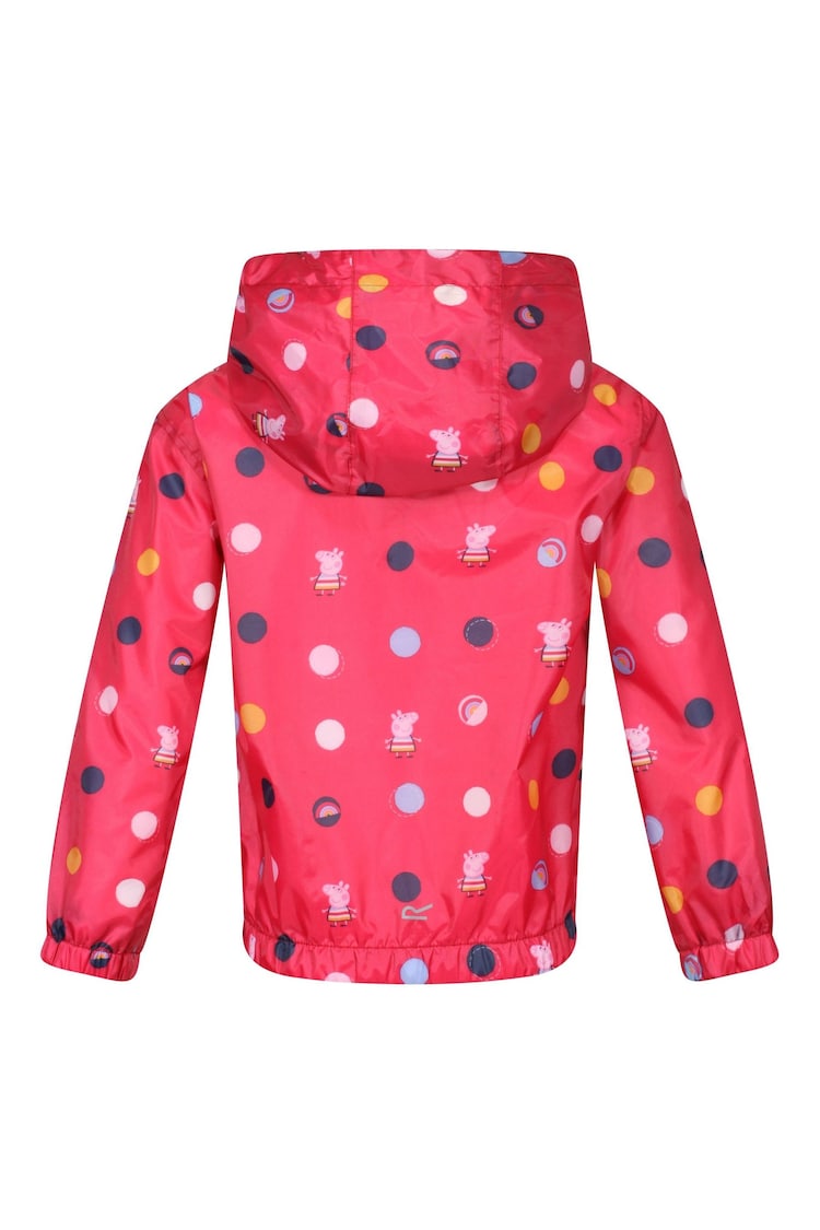 Regatta Pink Peppa Pig Muddy Puddle Waterproof Jacket - Image 2 of 4