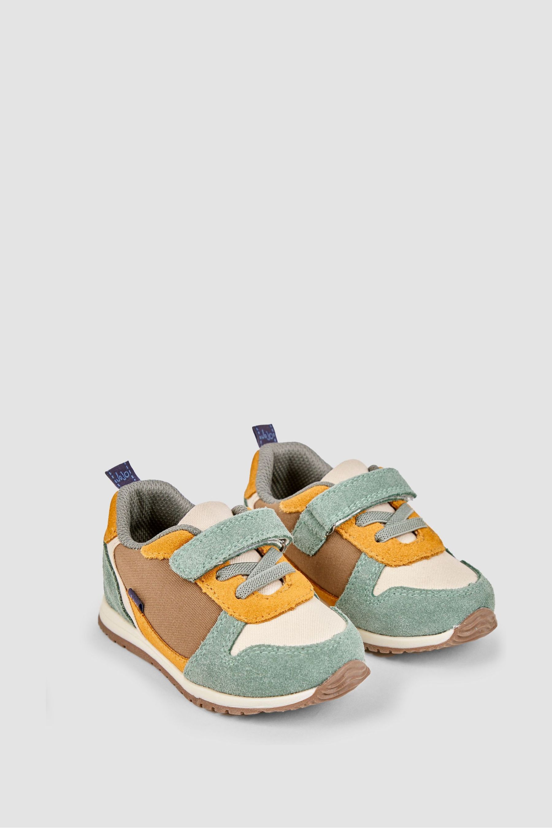 Buy JoJo Maman Bebe Multi Riptape Trainers from Next Luxembourg