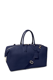 Katie Loxton Blue Oxford Weekend Holdall - Image 1 of 4