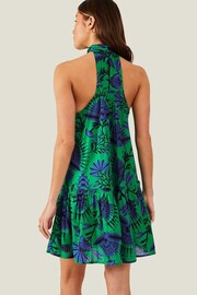 Accessorize Green Fan Halter Dress - Image 2 of 4